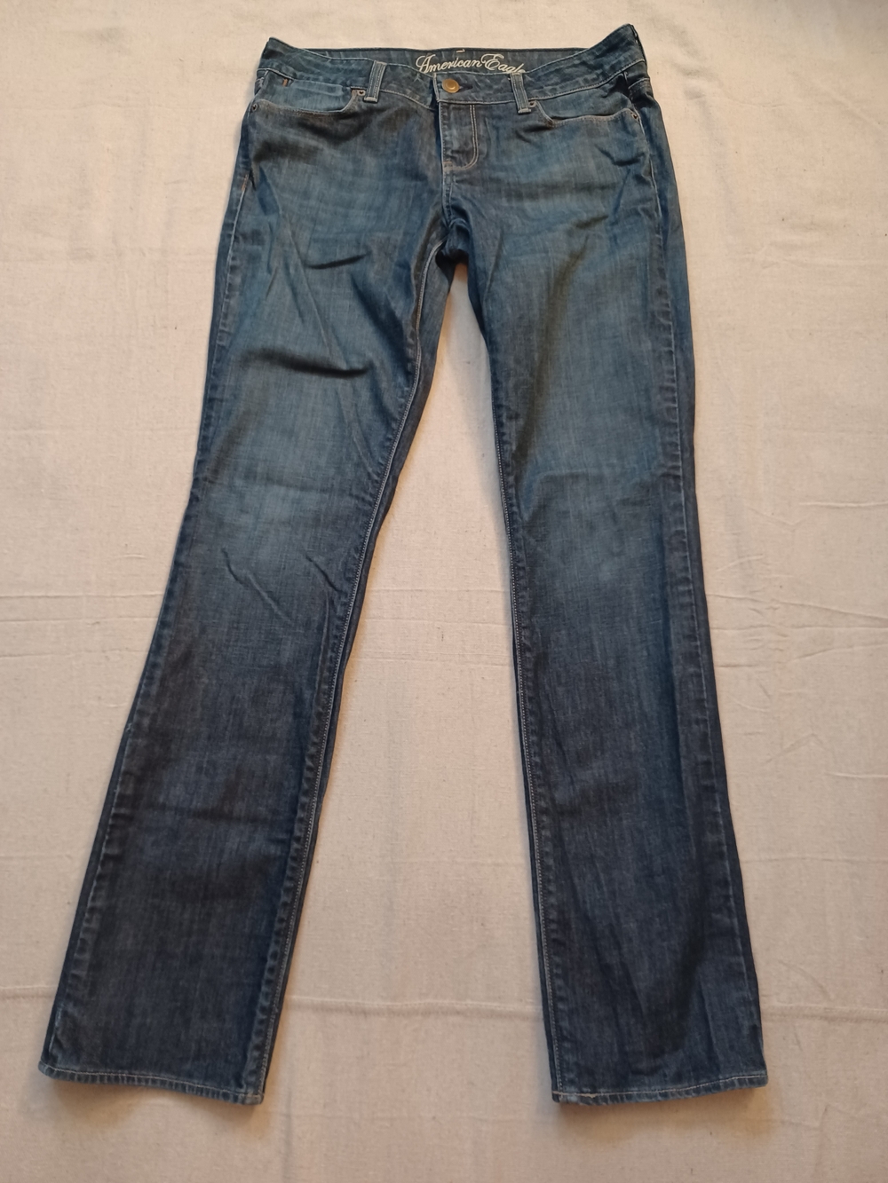 American Eagle AE 77 Straight Leg Jeans Women's Size 8 Regular - Picture 1 of 11
